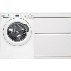 Стиральная машина с тумбой и раковиной Candy CS4 1051D1/2-07 Даллас 130 белая, напольная правая