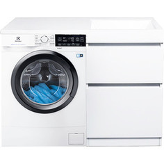 Стиральная машина с тумбой и раковиной Electrolux PerfectCare 600 EW6S3R07SI Даллас 115 белая, напольная правая