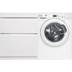 Стиральная машина с тумбой и раковиной Candy CS4 1051D1/2-07 Даллас 130 белая, напольная левая