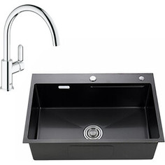 Кухонная мойка и смеситель Kaiser KSM-6046 нержавеющая сталь, Black (KSM-6046, 31367000)