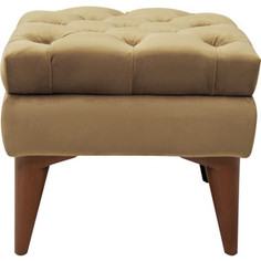 Пуф Нижегородмебель и К Парадиз ткань ТП 107 Силкшайн 73/золотистый коричневый