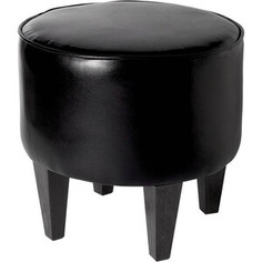 Пуф Мебельстория Рона-2 черный к/з