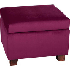 Пуф Мебельстория Эвора-2 фиолетовый велюр
