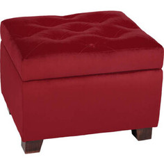 Пуф Мебельстория Коста бордовый велюр