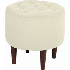 Пуф Мебельстория Рона-1Т бежевый велюр