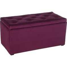Пуф Мебельстория Тони-3Т фиолетовый велюр