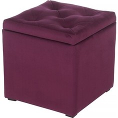 Пуф Мебельстория Тони-2Т фиолетовый велюр