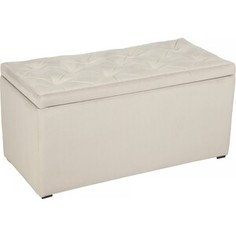 Пуф Мебельстория Тони-3Т бежевый велюр