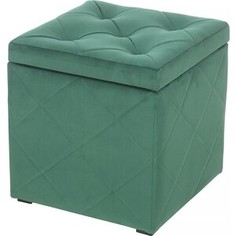 Пуф Мебельстория Ромби-2Т зеленый велюр