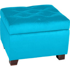 Пуф Мебельстория Коста бирюзовый велюр