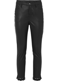 Брюки из искусственной кожи Bonprix