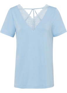 Футболка с кружевной отделкой Bonprix