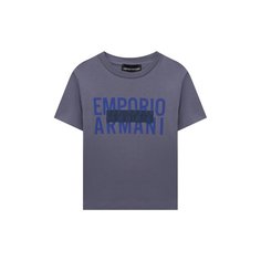 Хлопковая футболка Emporio Armani