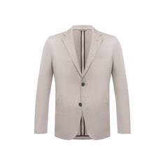 Пиджак изо льна и хлопка Ermenegildo Zegna