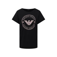 Хлопковая футболка Emporio Armani