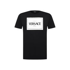Хлопковая футболка Versace
