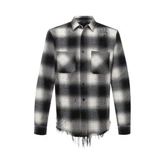 Рубашка из хлопка и шерсти Amiri