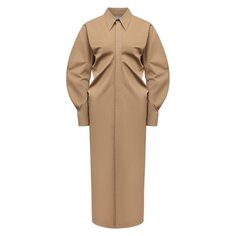 Платье из хлопка и шелка Bottega Veneta