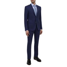 Костюм из шерсти и шелка Corneliani