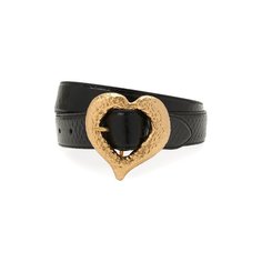 Ремень из кожи питона Saint Laurent