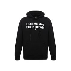 Хлопковое худи Comme des Fuckdown