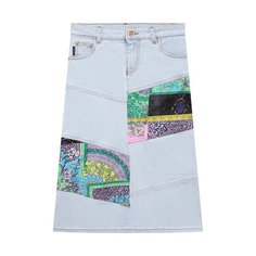 Джинсовая юбка Versace