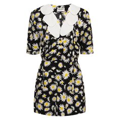 Платье из вискозы Saint Laurent