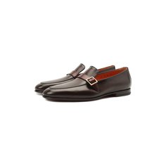 Кожаные лоферы Santoni