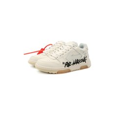 Кожаные кеды Out of Office Off-White
