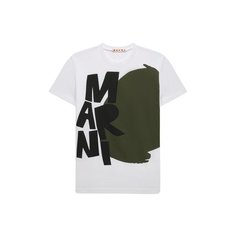 Хлопковая футболка Marni