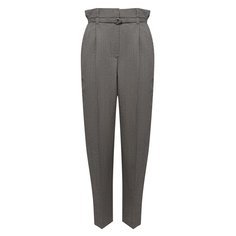 Брюки из шерсти и льна Brunello Cucinelli