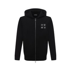 Хлопковая толстовка Emporio Armani