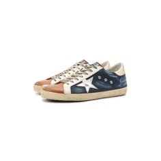 Комбинированные кеды Superstar Golden Goose Deluxe Brand