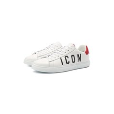 Кожаные кеды Icon Dsquared2