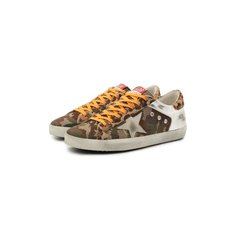 Комбинированные кеды Superstar Golden Goose Deluxe Brand