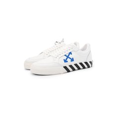 Кожаные кеды Vulcanized Off-White