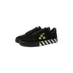 Замшевые кеды Vulcanized Off-White