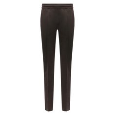 Брюки из шелка и льна Brioni