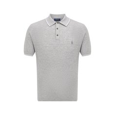 Поло из хлопка и льна Polo Ralph Lauren