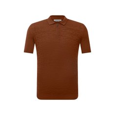 Поло из шелка и хлопка Corneliani