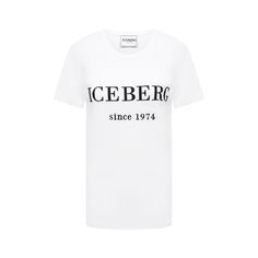 Хлопковая футболка Iceberg