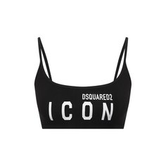 Хлопковый бра-топ Dsquared2