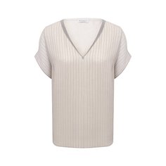 Шелковый топ Brunello Cucinelli