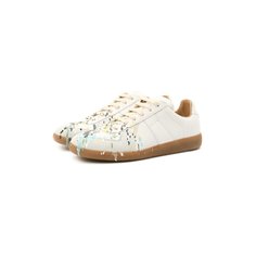 Кожаные кеды Replica Maison Margiela