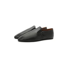 Кожаные балетки Elastico Marni