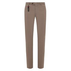 Брюки из хлопка и шелка Marco Pescarolo