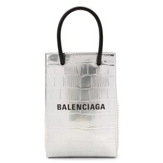 Кожаный чехол Shopping для телефона Balenciaga