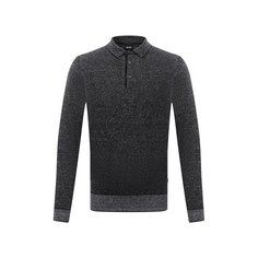 Поло из хлопка и льна BOSS