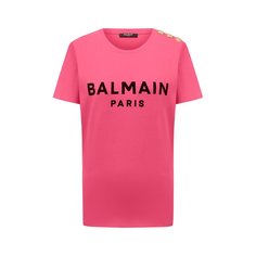 Хлопковая футболка Balmain