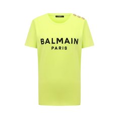 Хлопковая футболка Balmain